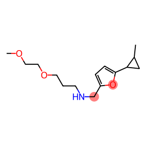 [3-(2-methoxyethoxy)propyl]({[5-(2-methylcyclopropyl)furan-2-yl]methyl})amine
