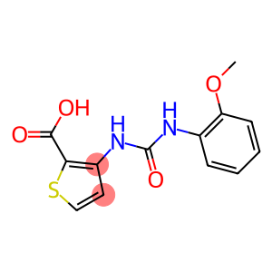 3-({[(2-methoxyphenyl)amino]carbonyl}amino)thiophene-2-carboxylic acid