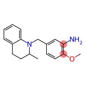 2-methoxy-5-[(2-methyl-1,2,3,4-tetrahydroquinolin-1-yl)methyl]aniline