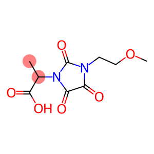 2-[3-(2-methoxyethyl)-2,4,5-trioxoimidazolidin-1-yl]propanoic acid