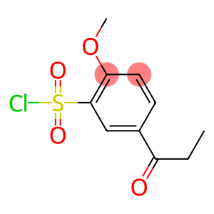 2-methoxy-5-propanoylbenzene-1-sulfonyl chloride