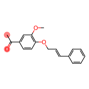 1-{3-methoxy-4-[(3-phenylprop-2-en-1-yl)oxy]phenyl}ethan-1-one