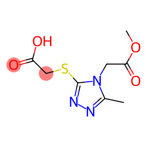 2-{[4-(2-methoxy-2-oxoethyl)-5-methyl-4H-1,2,4-triazol-3-yl]sulfanyl}acetic acid