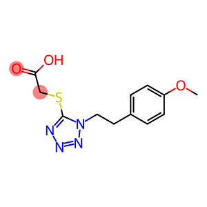 2-({1-[2-(4-methoxyphenyl)ethyl]-1H-1,2,3,4-tetrazol-5-yl}sulfanyl)acetic acid