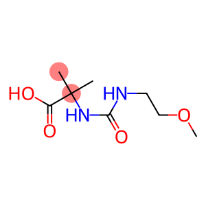 2-{[(2-methoxyethyl)carbamoyl]amino}-2-methylpropanoic acid