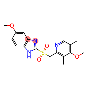 5-Methoxy-2-[[(4-methoxy-3,5-dimethylpyridine-2-yl)methyl]sulfonyl]-1H-benzimidazole