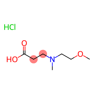 3-[(2-methoxyethyl)(methyl)amino]propanoic acid hydrochloride