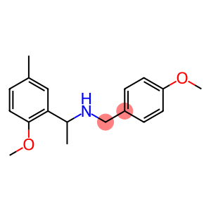 [1-(2-methoxy-5-methylphenyl)ethyl][(4-methoxyphenyl)methyl]amine