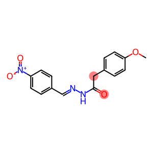 2-(4-methoxyphenyl)-N'-[(E)-(4-nitrophenyl)methylidene]acetohydrazide