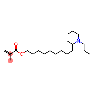 Methacrylic acid 10-(dipropylamino)undecyl ester