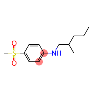 4-methanesulfonyl-N-(2-methylpentyl)aniline