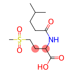 4-methanesulfonyl-2-(4-methylpentanamido)butanoic acid