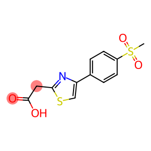 2-[4-(4-methanesulfonylphenyl)-1,3-thiazol-2-yl]acetic acid