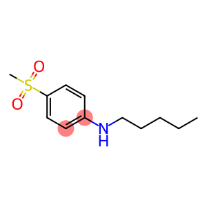 4-methanesulfonyl-N-pentylaniline