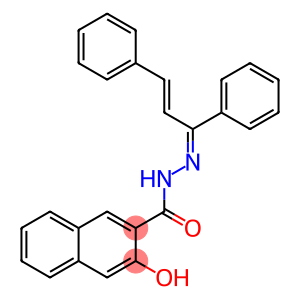 N'-[(Z,2E)-1,3-diphenyl-2-propenylidene]-3-hydroxy-2-naphthohydrazide