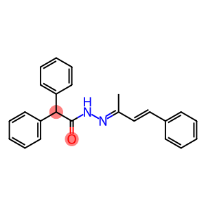 N'-[(Z,2E)-1-methyl-3-phenyl-2-propenylidene]-2,2-diphenylacetohydrazide