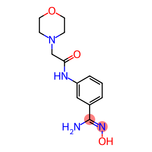 N-[3-[(Z)-AMINO(HYDROXYIMINO)METHYL]PHENYL]-2-MORPHOLIN-4-YLACETAMIDE