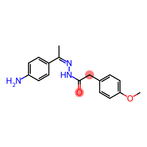 N'-[(Z)-1-(4-aminophenyl)ethylidene]-2-(4-methoxyphenyl)acetohydrazide
