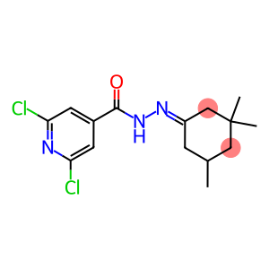 N'4-(3,3,5-TRIMETHYLCYCLOHEXYLIDEN)-2,6-DICHLOROPYRIDINE-4-CARBOHYDRAZIDE