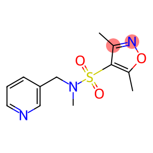 N,3,5-trimethyl-N-(3-pyridinylmethyl)-4-isoxazolesulfonamide