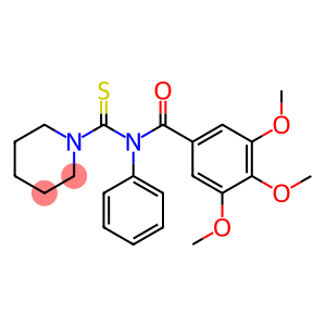 N-(3,4,5-Trimethoxybenzoyl)-N-phenyl-1-piperidinecarbothioamide