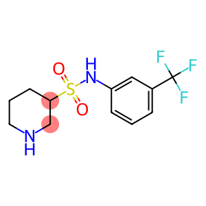 N-[3-(trifluoromethyl)phenyl]piperidine-3-sulfonamide