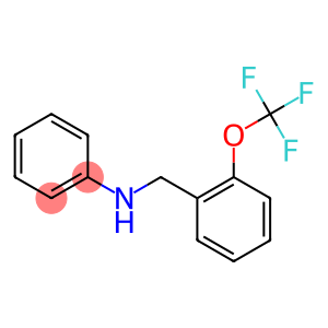N-{[2-(trifluoromethoxy)phenyl]methyl}aniline