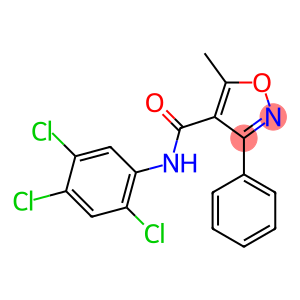 N4-(2,4,5-trichlorophenyl)-5-methyl-3-phenyl-4-isoxazolecarboxamide