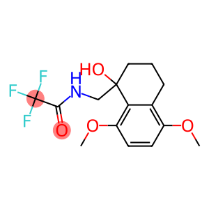 N-[(1,2,3,4-Tetrahydro-1-hydroxy-5,8-dimethoxynaphthalen)-1-ylmethyl]-2,2,2-trifluoroacetamide