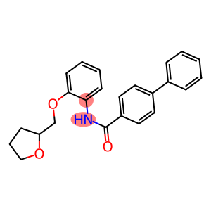 N-[2-(tetrahydro-2-furanylmethoxy)phenyl][1,1'-biphenyl]-4-carboxamide