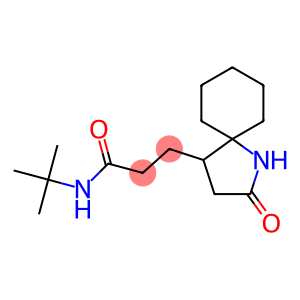 N-tert-Butyl-3-(2-oxo-1-azaspiro[4.5]decan-4-yl)propionamide