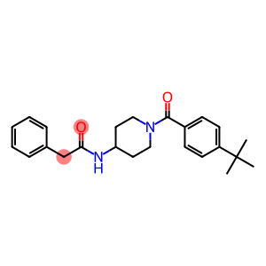 N1-{1-[4-(tert-butyl)benzoyl]-4-piperidyl}-2-phenylacetamide