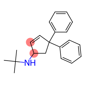 N-tert-butyl-4,4-diphenyl-2-cyclopentenylamine