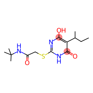 N-(TERT-BUTYL)-2-[(5-SEC-BUTYL-4-HYDROXY-6-OXO-1,6-DIHYDROPYRIMIDIN-2-YL)THIO]ACETAMIDE