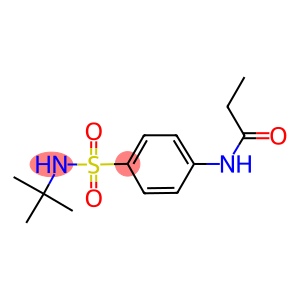N-{4-[(tert-butylamino)sulfonyl]phenyl}propanamide