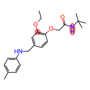 N-(tert-butyl)-2-[2-ethoxy-4-(4-toluidinomethyl)phenoxy]acetamide