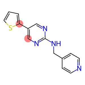 N-(PYRIDIN-4-YLMETHYL)-5-THIEN-2-YLPYRIMIDIN-2-AMINE