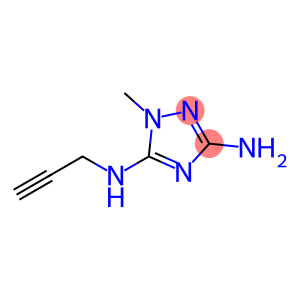 N5-prop-2-ynyl-1-methyl-1H-1,2,4-triazole-3,5-diamine