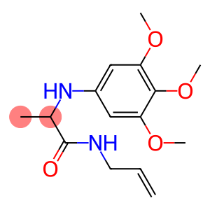 N-(prop-2-en-1-yl)-2-[(3,4,5-trimethoxyphenyl)amino]propanamide