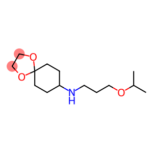 N-[3-(propan-2-yloxy)propyl]-1,4-dioxaspiro[4.5]decan-8-amine