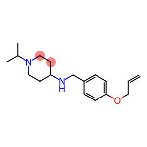 N-{[4-(prop-2-en-1-yloxy)phenyl]methyl}-1-(propan-2-yl)piperidin-4-amine