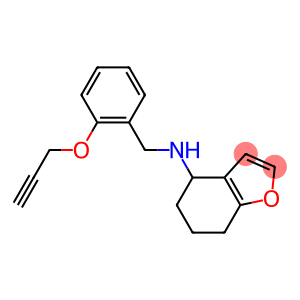 N-{[2-(prop-2-yn-1-yloxy)phenyl]methyl}-4,5,6,7-tetrahydro-1-benzofuran-4-amine