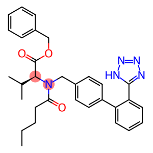 N-(1-Oxopentyl)-N-[[2'-(1H-tetrazol-5-yl)-[1,1'-biphenyl]-4-yl]methyl]-L-valinebenzyl ester
