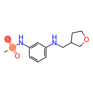 N-{3-[(oxolan-3-ylmethyl)amino]phenyl}methanesulfonamide