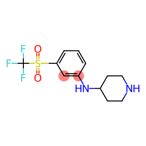 N-(Piperid-4-yl)-3-(trifluoromethylsulphonyl)aniline