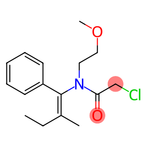 N-(1-Phenyl-2-methyl-1-butenyl)-N-(2-methoxyethyl)-2-chloroacetamide