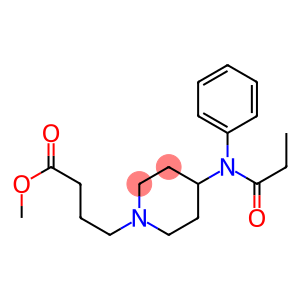 4-(N-Phenyl-N-propanoylamino)piperidine-1-butyric acid methyl ester