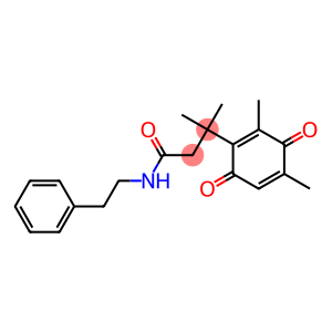 N-Phenethyl-3,3-dimethyl-3-(2,4-dimethyl-3,6-dioxo-1,4-cyclohexadienyl)propanamide