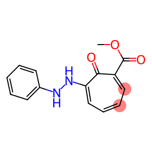 6-(N'-Phenylhydrazino)-7-oxo-1,3,5-cycloheptatriene-1-carboxylic acid methyl ester
