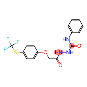 N1-phenyl-2-(2-{4-[(trifluoromethyl)thio]phenoxy}acetyl)hydrazine-1-carboxa mide